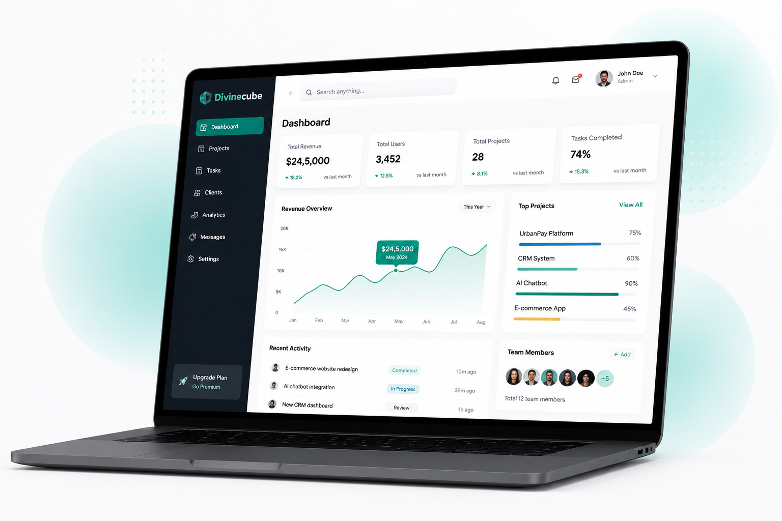 Divinecube Dashboard