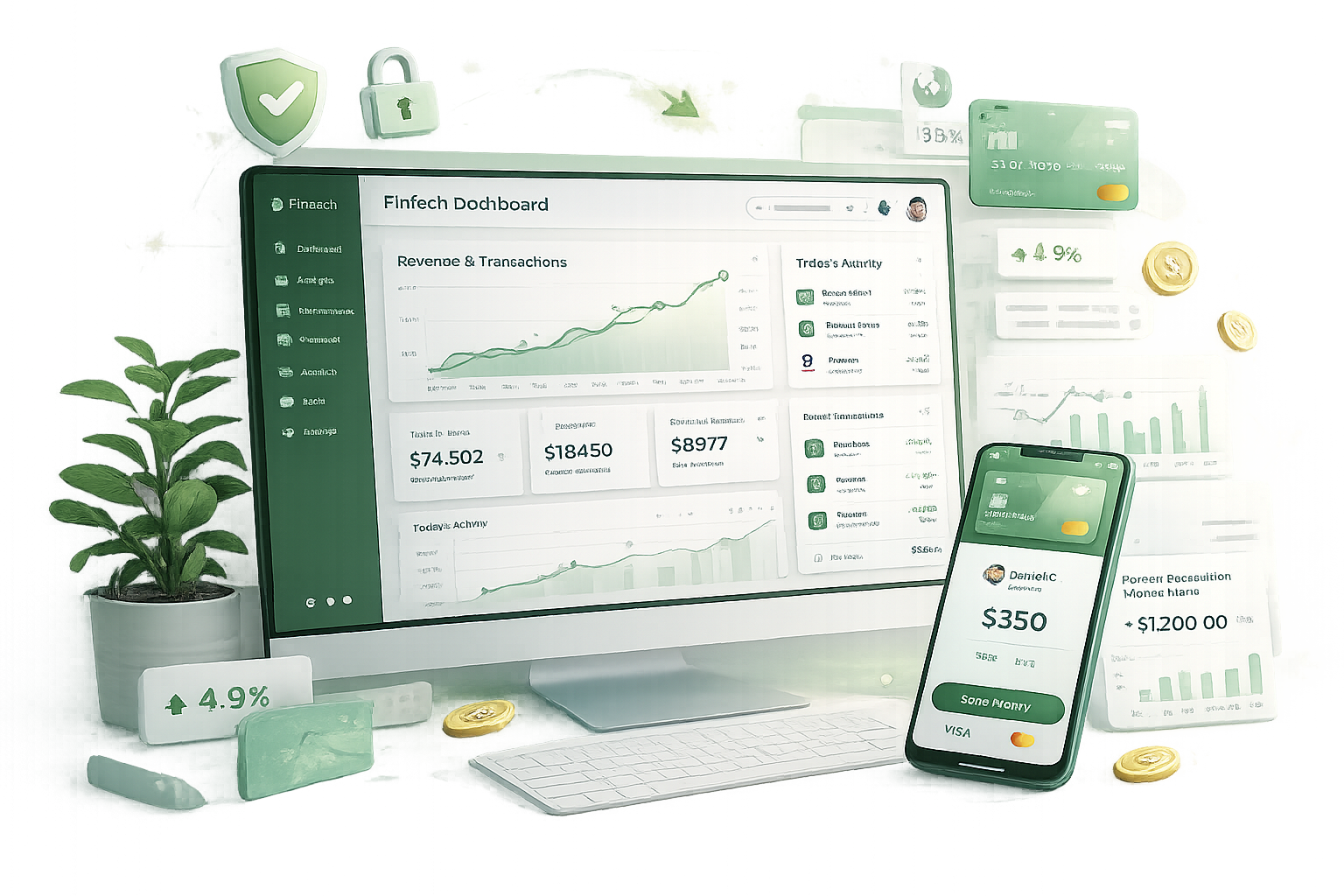Fintech software development solutions